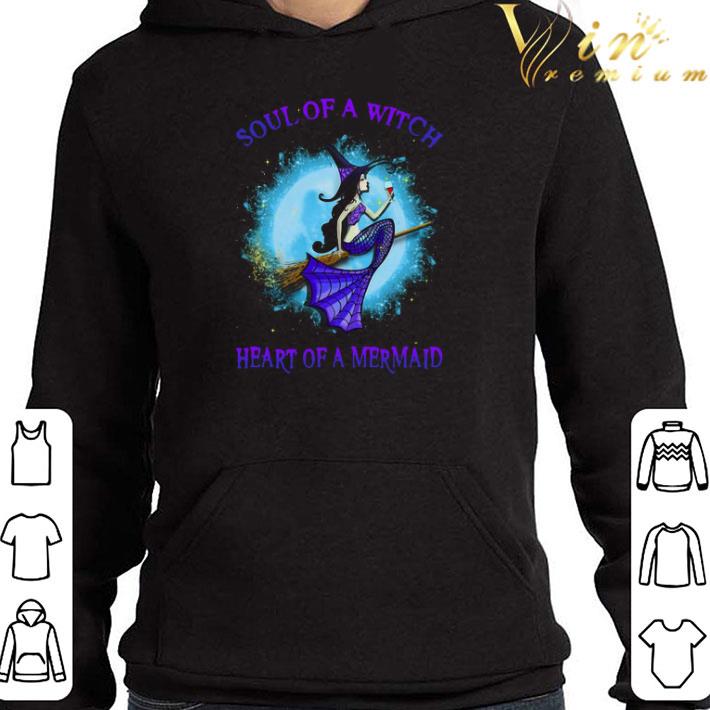 Mermaid Soul Of A Witch Heart Of A Mermaid Halloween shirt