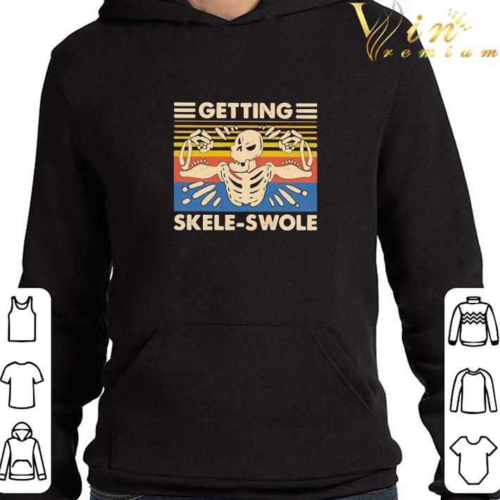 Skeleton Getting Skele-swole Vintage shirt