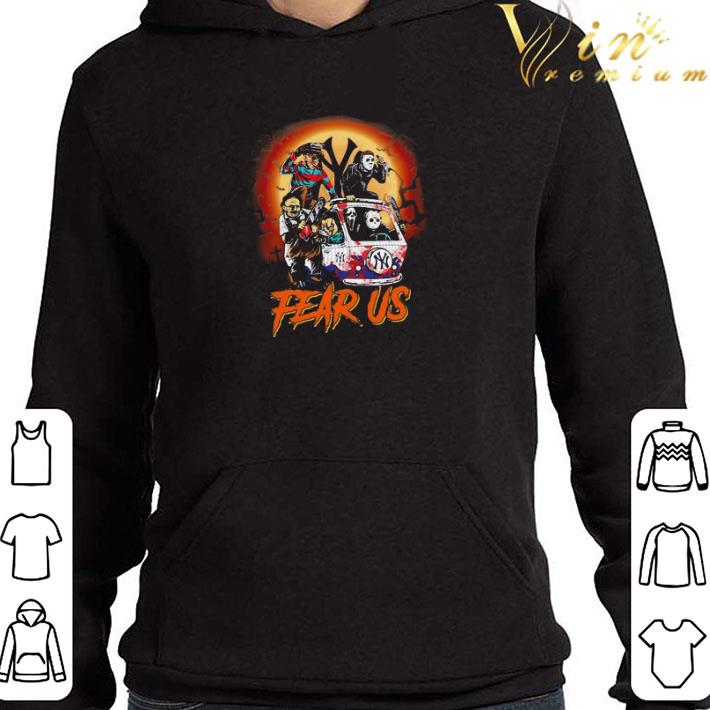 Horror movie Character New York Yankees fear us shirt