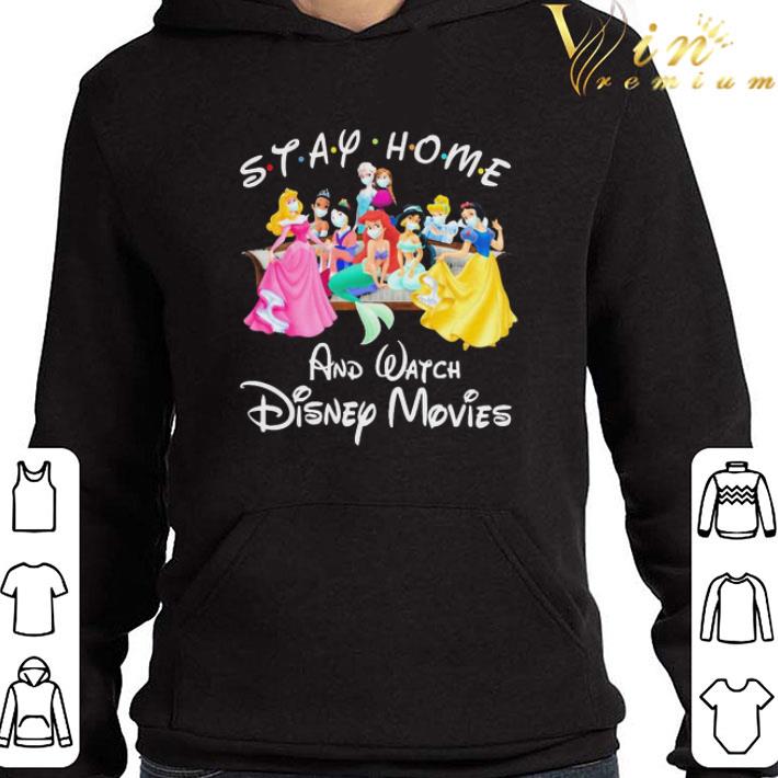 Stay Home And Watch Disney Movie Princess shirt