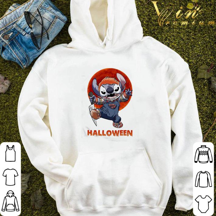 Halloween Stitch mashup Chucky Sunset shirt