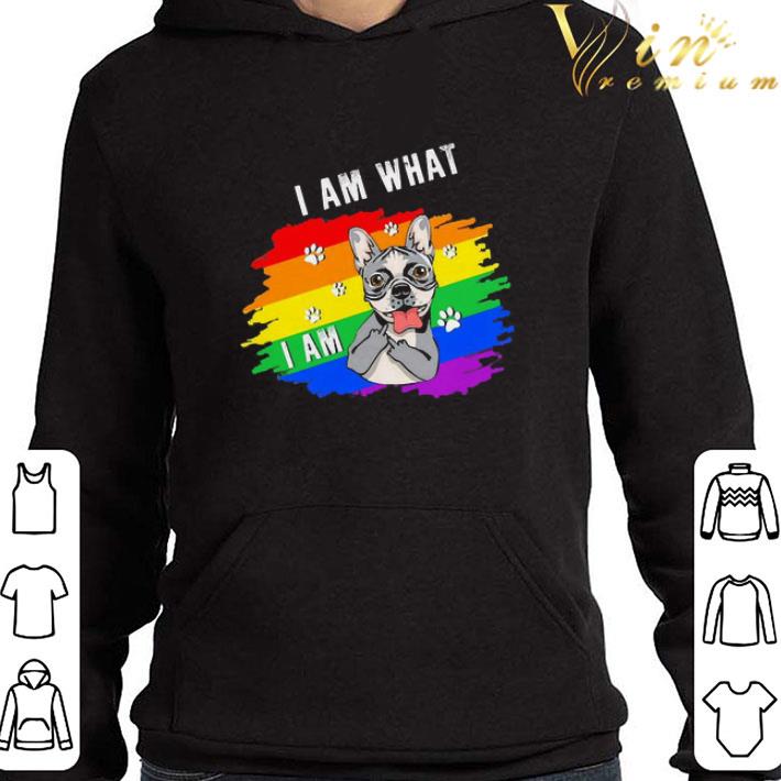 LGBT Bulldog I am what I am shirt