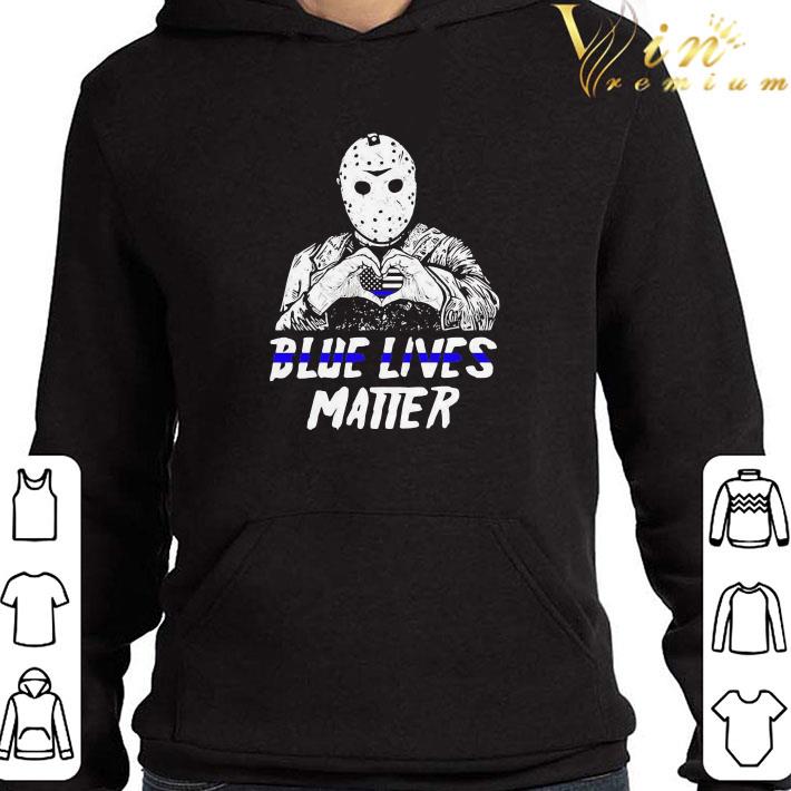 Halloween Jason Voorhees Blue Lives Matter shirt
