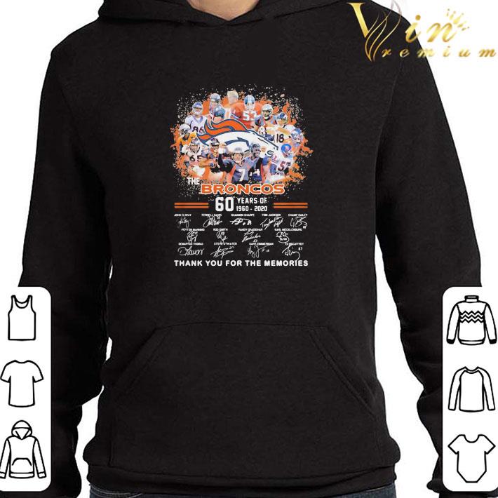 The Broncos 60th Anniversary 1960 2020 Thank You For The Memories Signatures shirt 3 The Broncos 60th Anniversary 1960 2020 Thank You For The Memories Signatures shirt