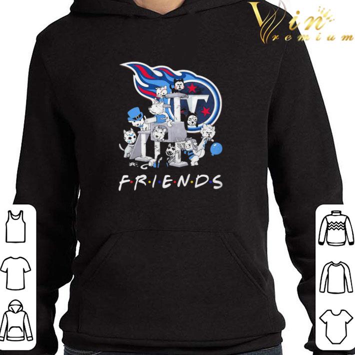 Horror Movie Characters Style Dogs Tennessee Titans Friends shirt