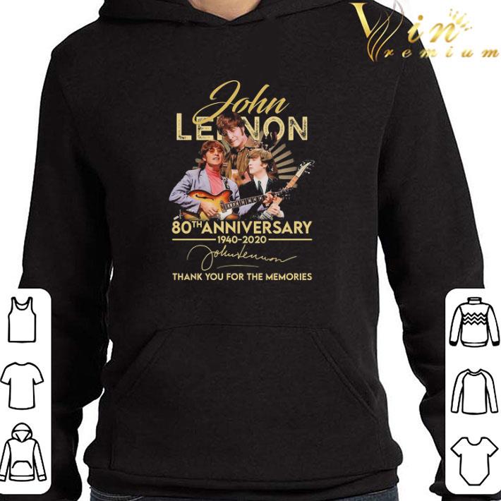 John Lennon 80th anniversary 1940 2020 signature shirt