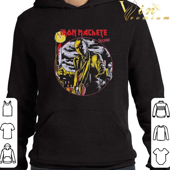 Jason Voorhees Iron Machete slasher shirt