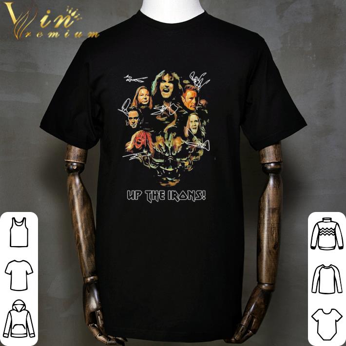 Iron Maiden Band Up The Irons Signatures shirt Iron Maiden Band Up The Irons Signatures shirt 2