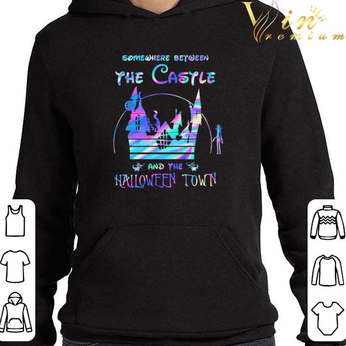 Jack Skellington Disney somewhere between the Castle and the Halloween town shirt