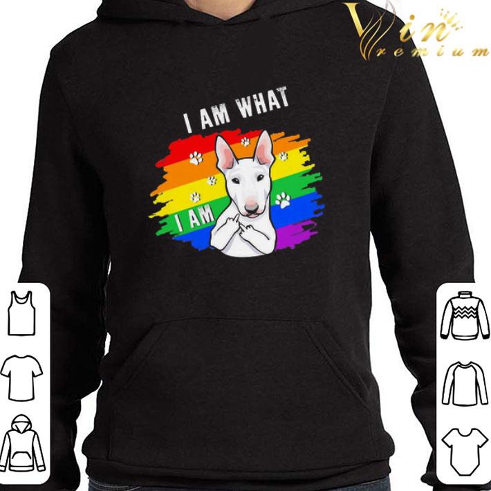 LGBT Bull Terrier I am what I am shirt