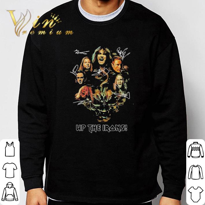 Iron Maiden Band Up The Irons Signatures shirt Iron Maiden Band Up The Irons Signatures shirt 3