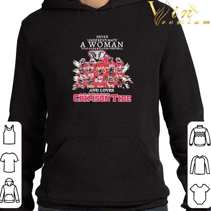 Never Underestimate An Old Woman Who Understands Alabama Crimson Tide shirt