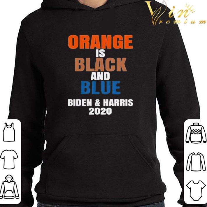 Orange is Black and Blue Biden and Harris 2020 shirt