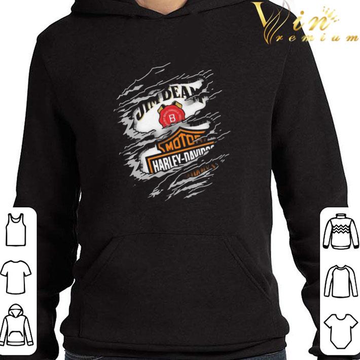 Jim Beam Inside me Motor Harley Davidson Cycles shirt