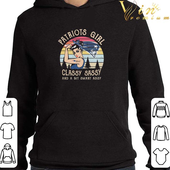 Patriots girl classy sassy and bit smart sassy vintage shirt