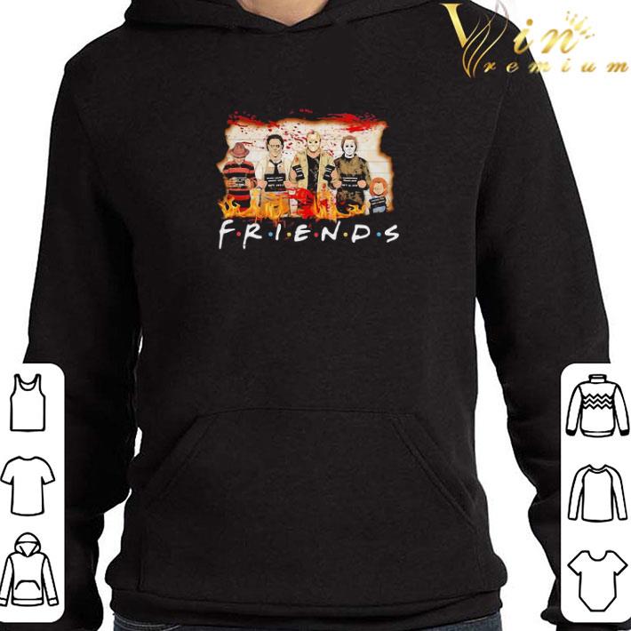 Halloween horror chracters friends shirt