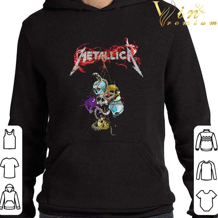 Metallica Band Skulls shirt