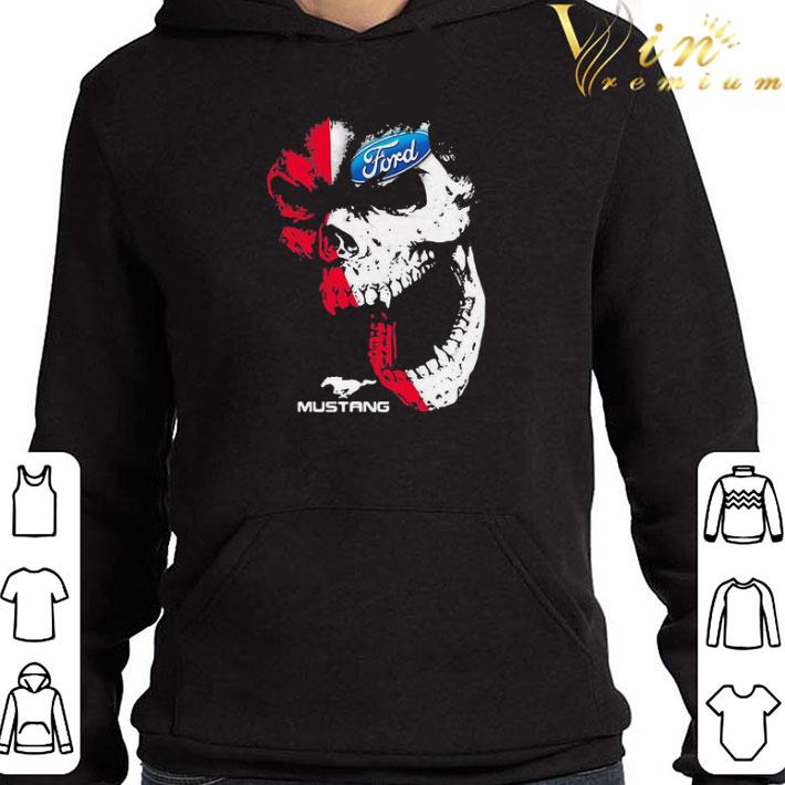 Skull Mustang Ford Logo shirt