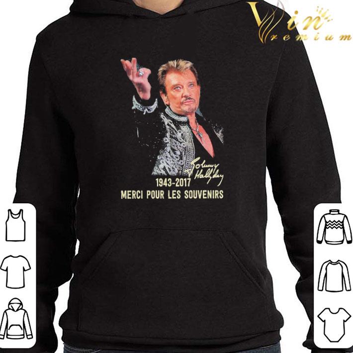Johnny Hallyday 1943 2017 Merci pour les souvenirs shirt