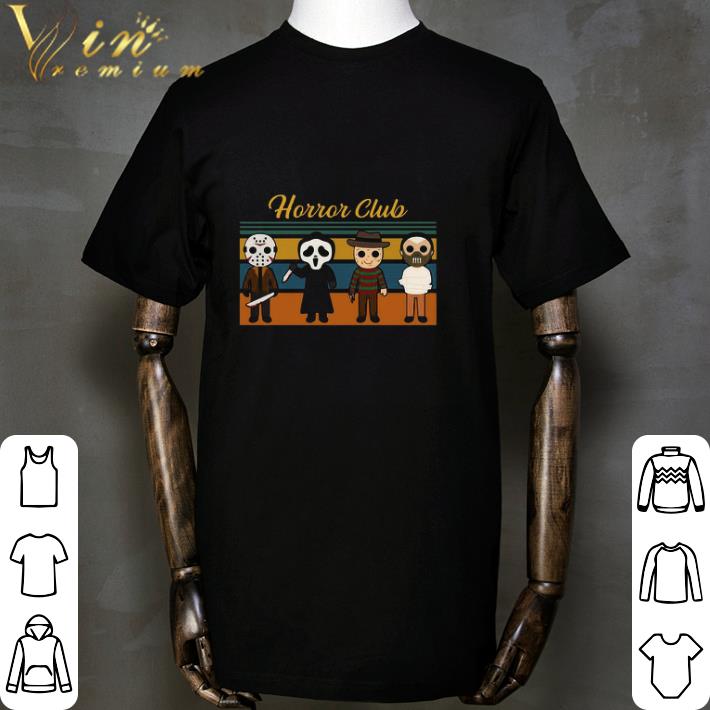 Horror Character Horror Club Halloween vintage shirt 2