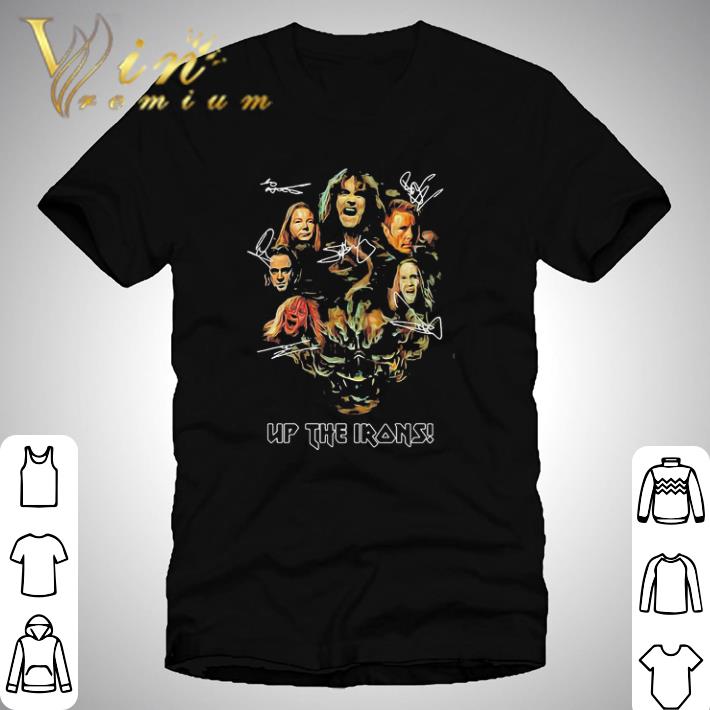 Iron Maiden Band Up The Irons Signatures shirt Iron Maiden Band Up The Irons Signatures shirt 1