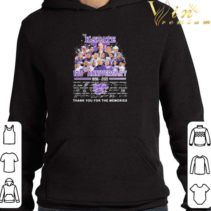 The Kansas State Wildcats 125th Anniversary 1896-2021 Signatures shirt