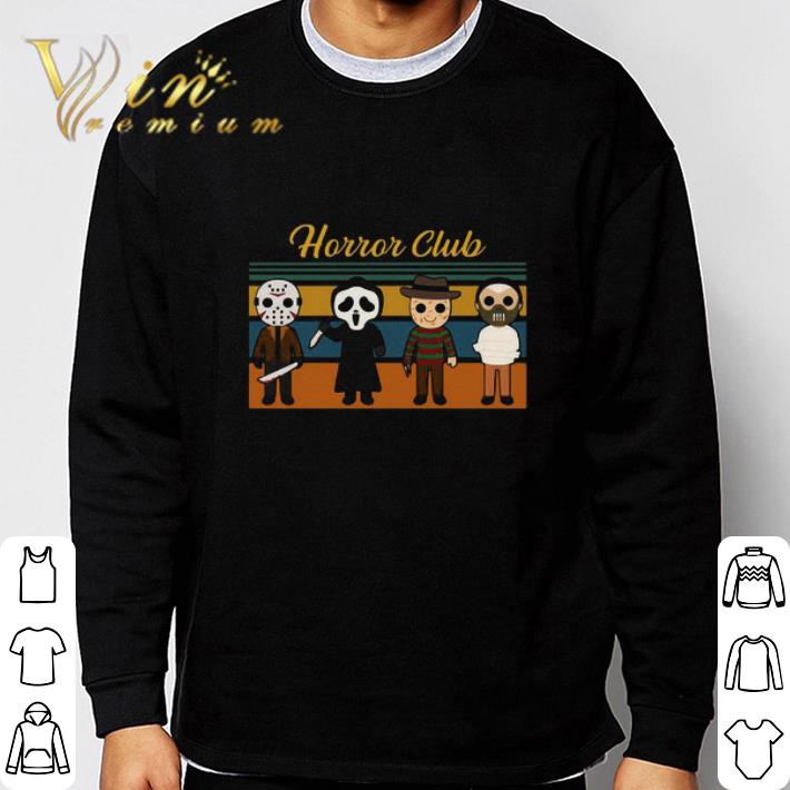 Horror Character Horror Club Halloween vintage shirt 3