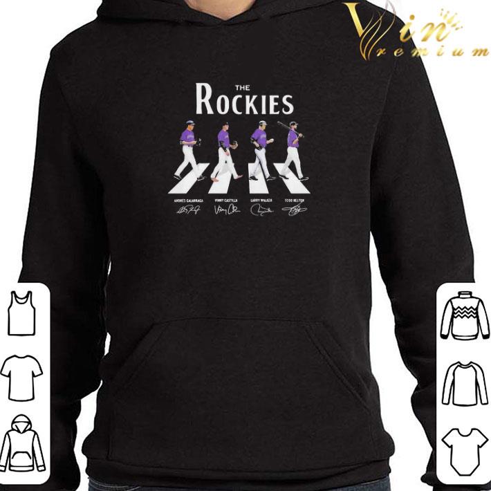 The Colorado Rockies Baseball Abbey Road Signatures shirt