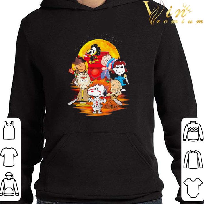 Snoopy And Friends mashup Horror Movie Character Halloween shirt