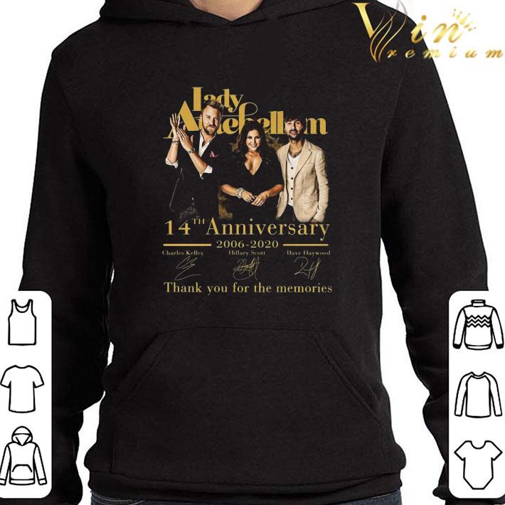 Lady Antebellum 14th Anniversary 2006-2020 Signatures shirt
