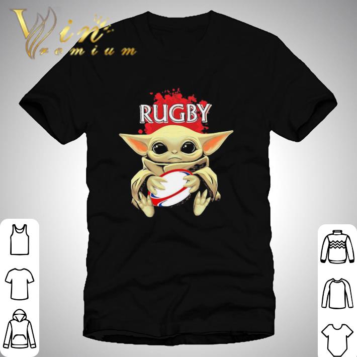 Star Wars Baby Yoda hug Rugby shirt Star Wars Baby Yoda hug Rugby shirt 1