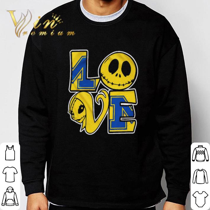 Michigan Jack Skellington and Sally love shirt Michigan Jack Skellington and Sally love shirt 3
