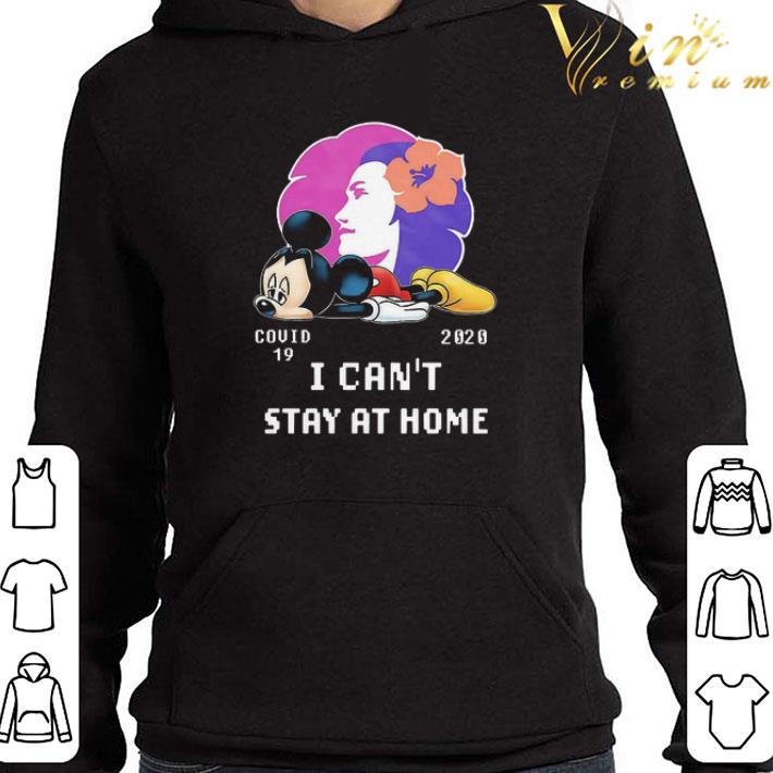 Mickey Tired Hawaiian Airlines Covid-19 2020 I can’t stay at home shirt