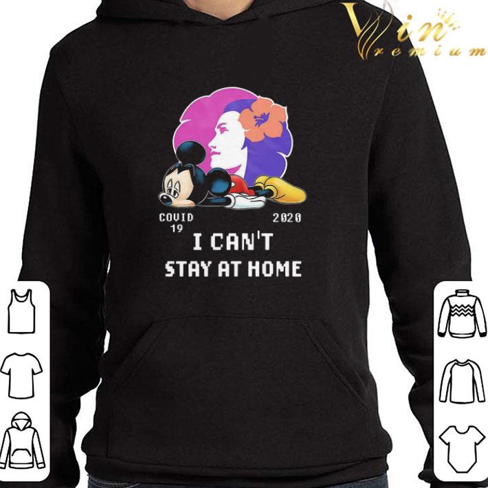 Mickey Tired Hawaiian Airlines Covid-19 2020 I can’t stay at home shirt