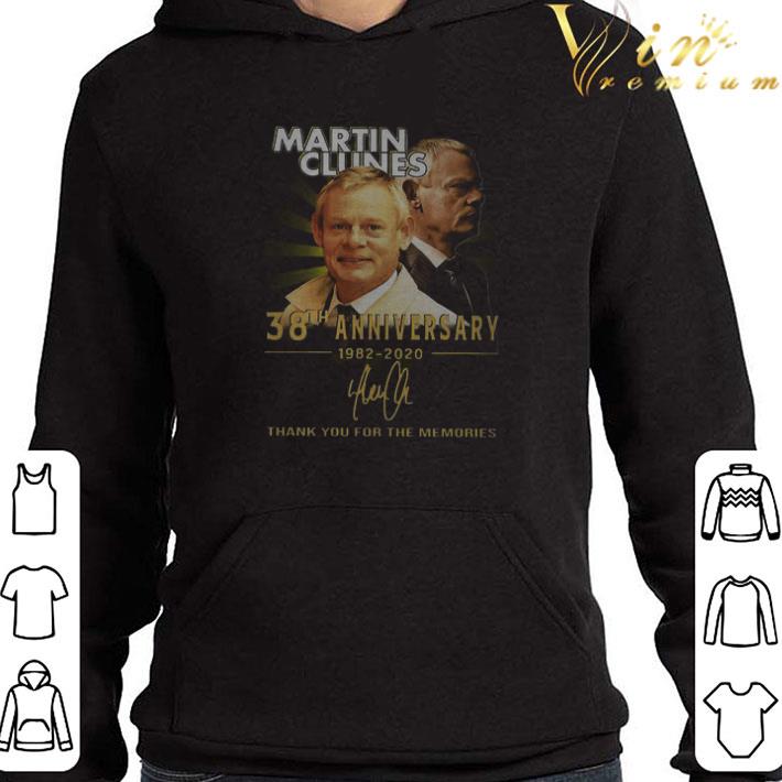 Martin Clunes 38th Anniversary 1982 2020 Thank You For The Memories Signature shirt