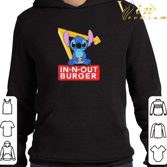 Stitch hug Hamburger in n out Burger sh shirt
