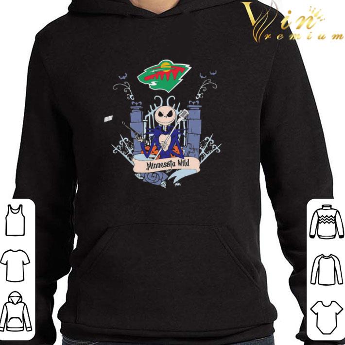 Minnesota Wild Jack Skellington halloween shirt