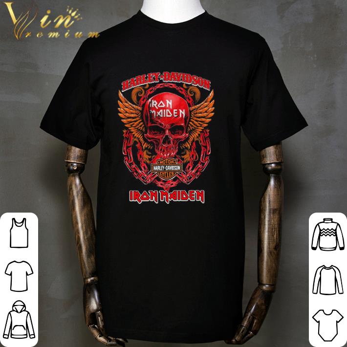 Skull Motor Harley Davidson Iron Maiden Logo Band shirt Skull Motor Harley Davidson Iron Maiden Logo Band shirt 2