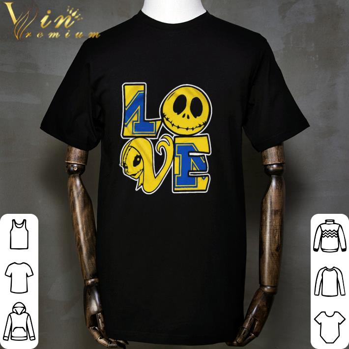 Michigan Jack Skellington and Sally love shirt Michigan Jack Skellington and Sally love shirt 2