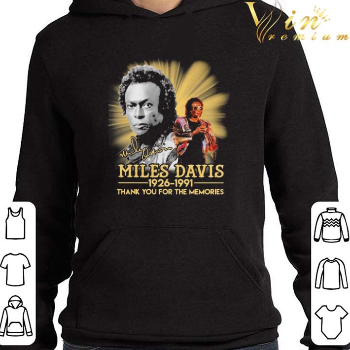 Miles Davis 1926 1991 thank you for the memories signature shirt 3 Miles Davis 1926 1991 thank you for the memories signature shirt