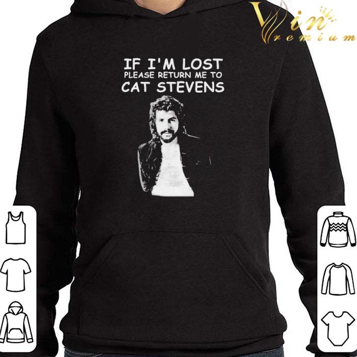 If I’m lost please return me to cat Stevens shirt
