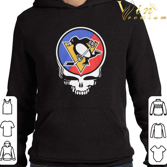 Skull Grateful Dead Pittsburgh Penguins shirt