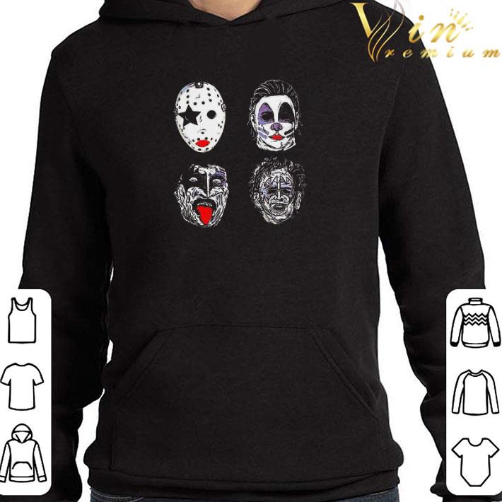 Horror Movie Character Faces Halloween shirt