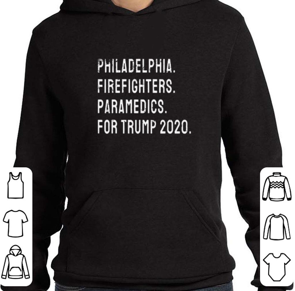 Philadelphia Firefighters and Paramedics For Trump 2020 shirt