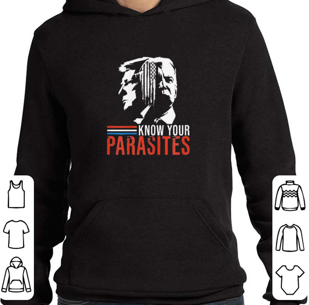 Trump and Biden Know Your Parasites shirt