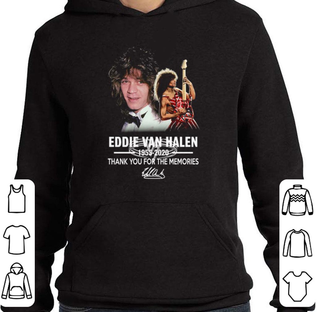 Eddie Van Halen 1955 2020 thank you for the memories shirt
