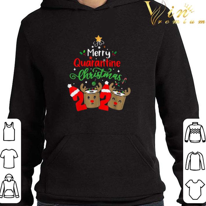 Merry Quarantine Christmas 2020 Xmas Reindeer Toilet Paper Sweater shirt