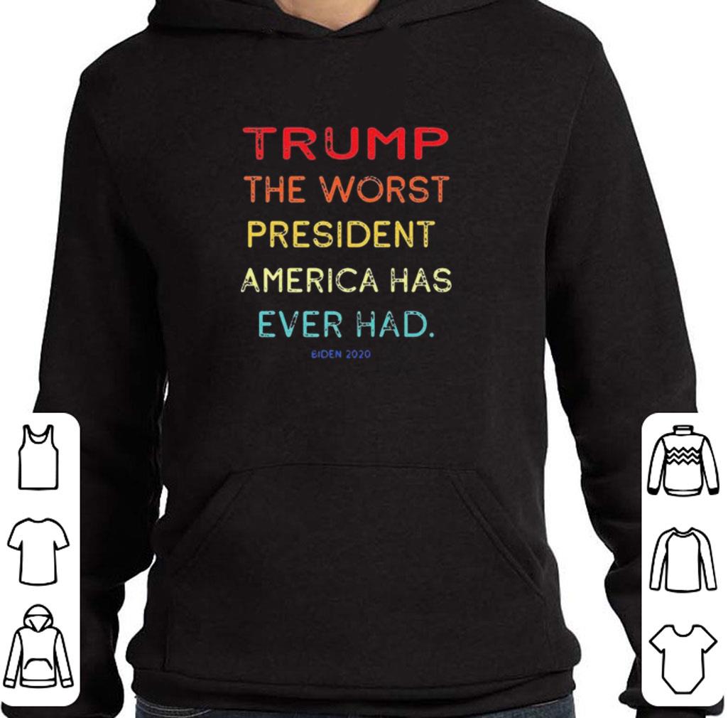 Trump Worst President America Has Ever Had Joe Biden 2020 shirt
