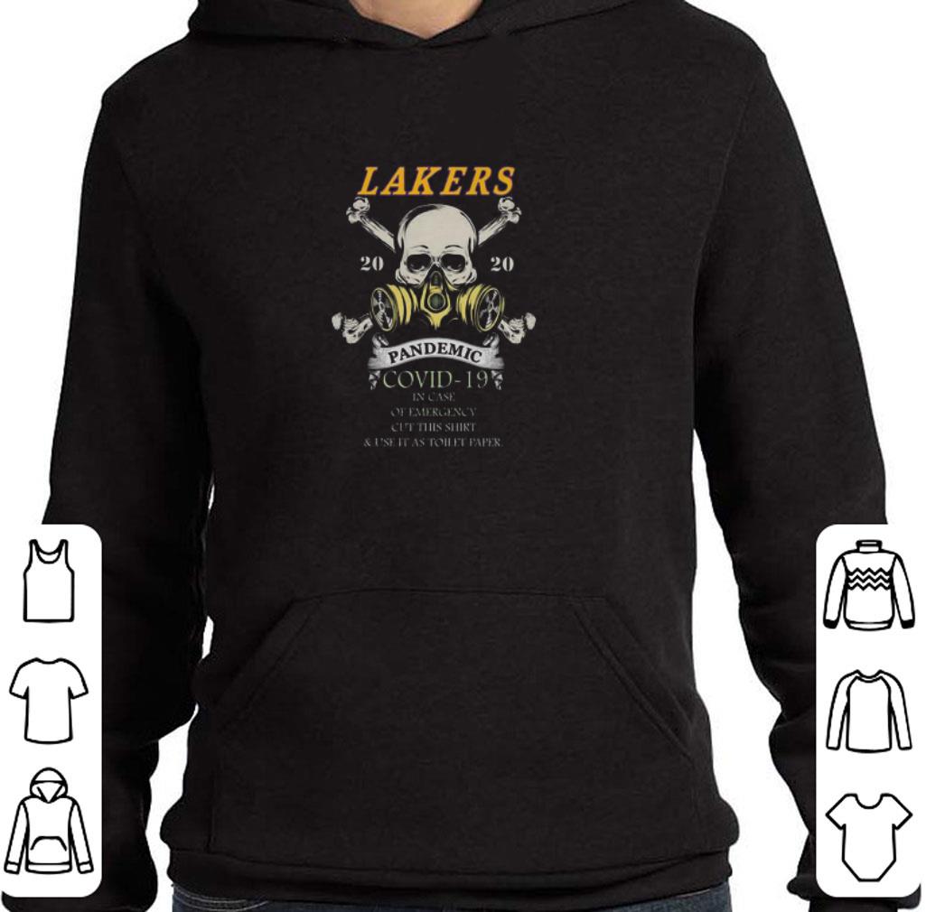 Skull Los Angeles Lakers 2020 pandemic Covid-19 shirt