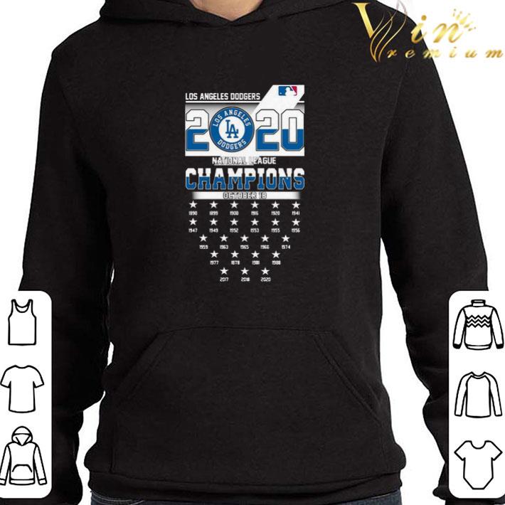 Los Angeles Dodgers 2020 Nation League Champions October 18 shirt